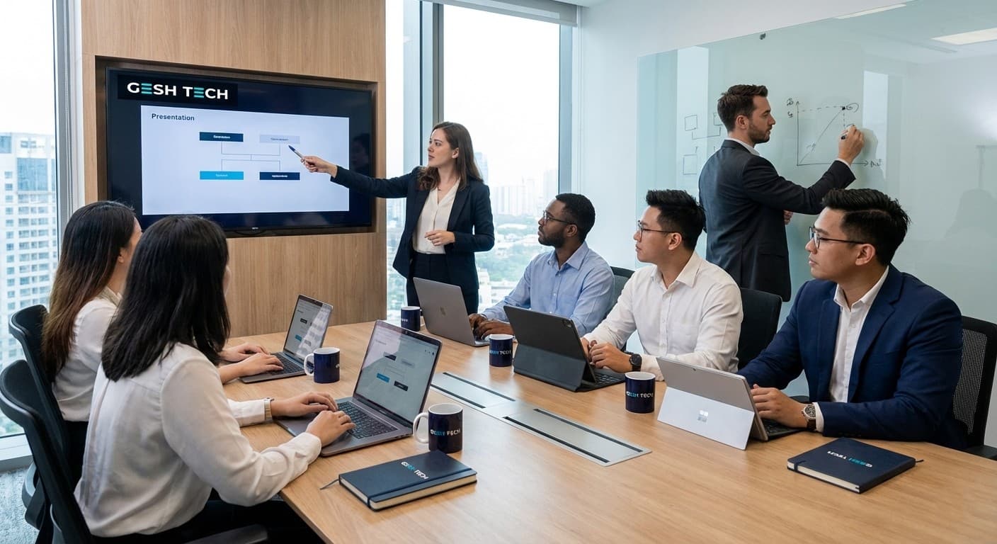 Equipo de GESH TECH en reunión